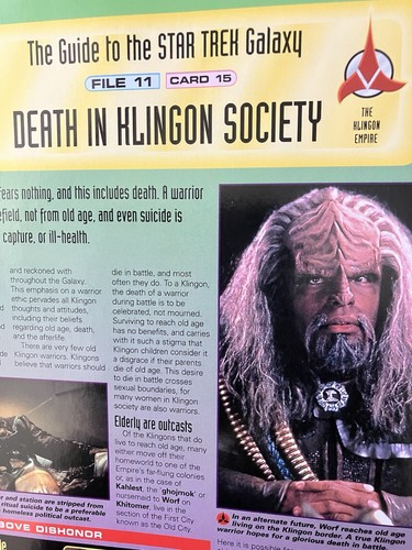 Star trek fact file card - card, 15