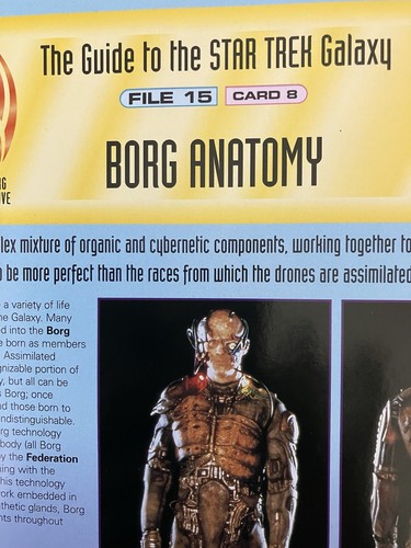 Star trek fact file card - trek,