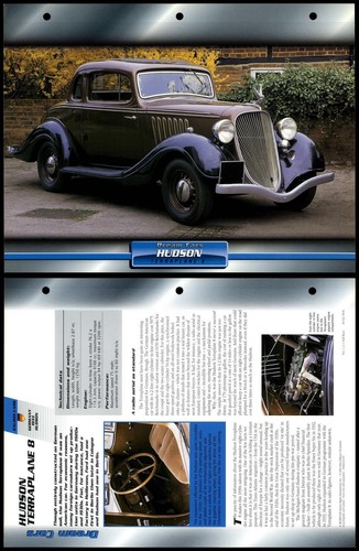 Hudson terraplane 1933 - hudson,